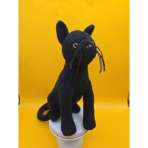 Savoy Hotel London Kaspar The Lucky Black Cat Plush 9" Rare Excellent Free Ship